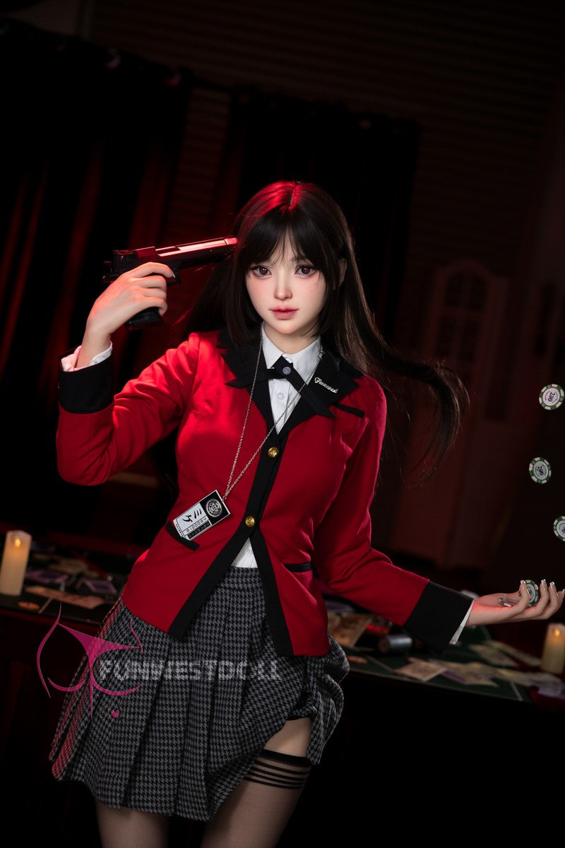 Yumeko Jabami poupée sexuelle (FunWest Doll 159cm Bonnet A #038S Silicone)