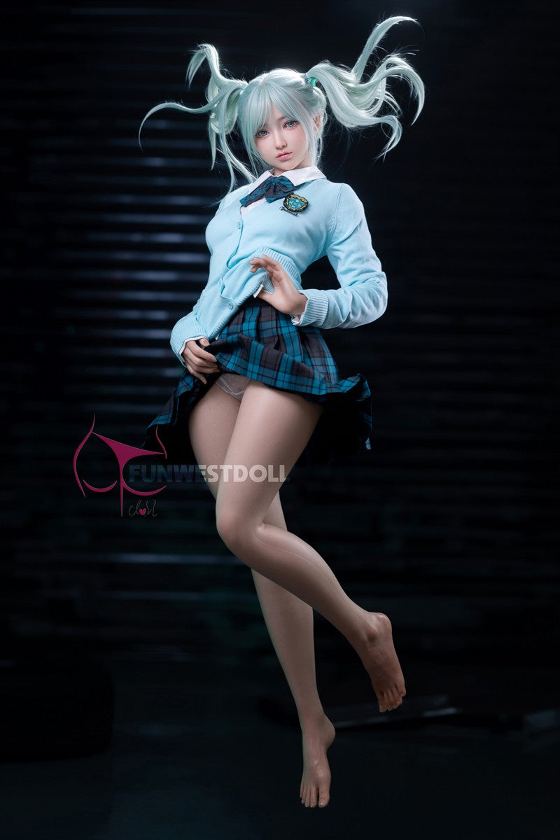 Hatsune Miko poupée sexuelle (FunWest Doll 159cm A-Cup # 041S Silicone)
