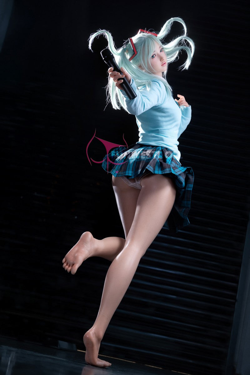 Hatsune Miko poupée sexuelle (FunWest Doll 159cm A-Cup # 041S Silicone)