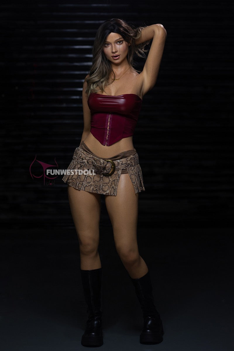 Rose poupée sexuelle (FunWest Doll 168cm D-cup # 043SJ RST Silicone)