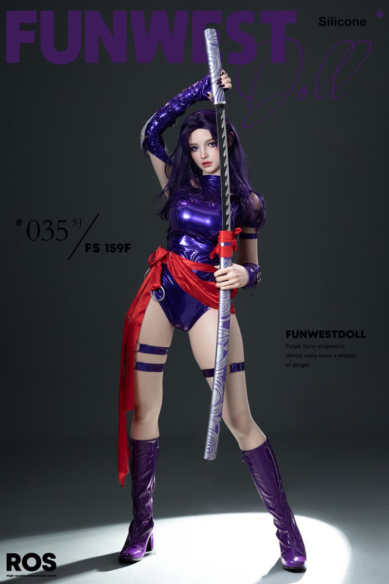 Chloe Sexdocka (FunWest Doll 159cm F-Kupa #035SJ Silikon)