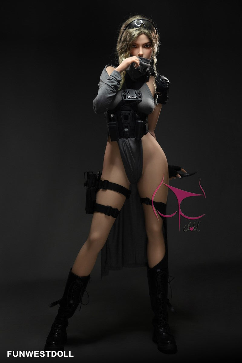 Lexie poupée sexuelle (FunWest Doll Bonnet C 165 cm #026 TPE)