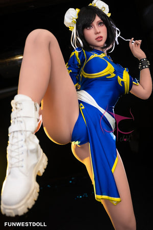 Chun li poupée sexuelle (Funwest Doll 155cm F-Kupa # 032 TPE)