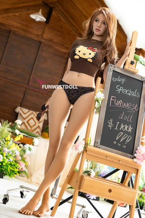 Clara poupée sexuelle (FunWest Doll 159cm A-Cup # 050 TPE)