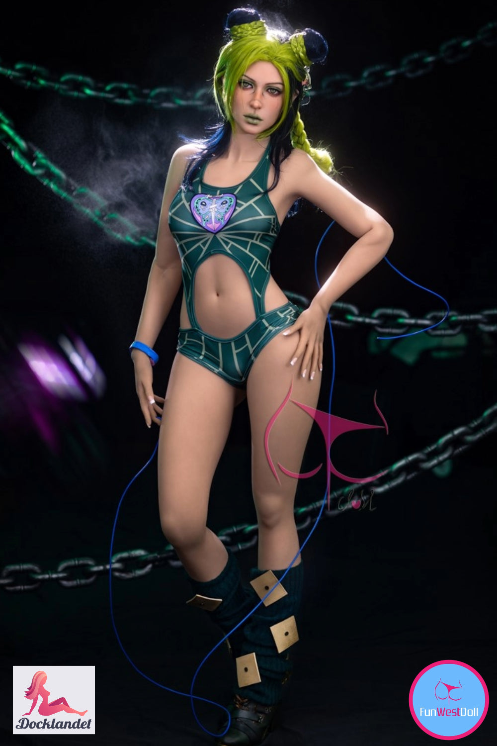 Jolyne poupée sexuelle (FunWest Doll 159cm A-Cup # 033 TPE)
