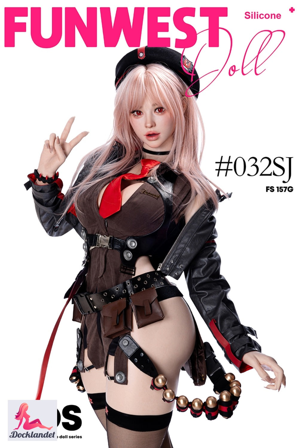 Lucie poupée sexuelle (FunWest Doll Bonnet G 157 cm #032SJ RST silicone)