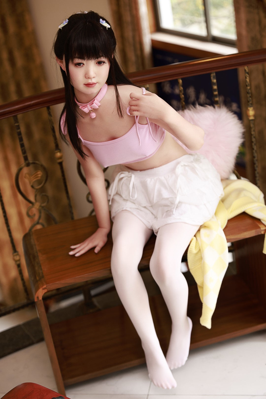 Chiyo poupée sexuelle (AXB Doll 154 cm Bonnet A GD42-1 Silicone)