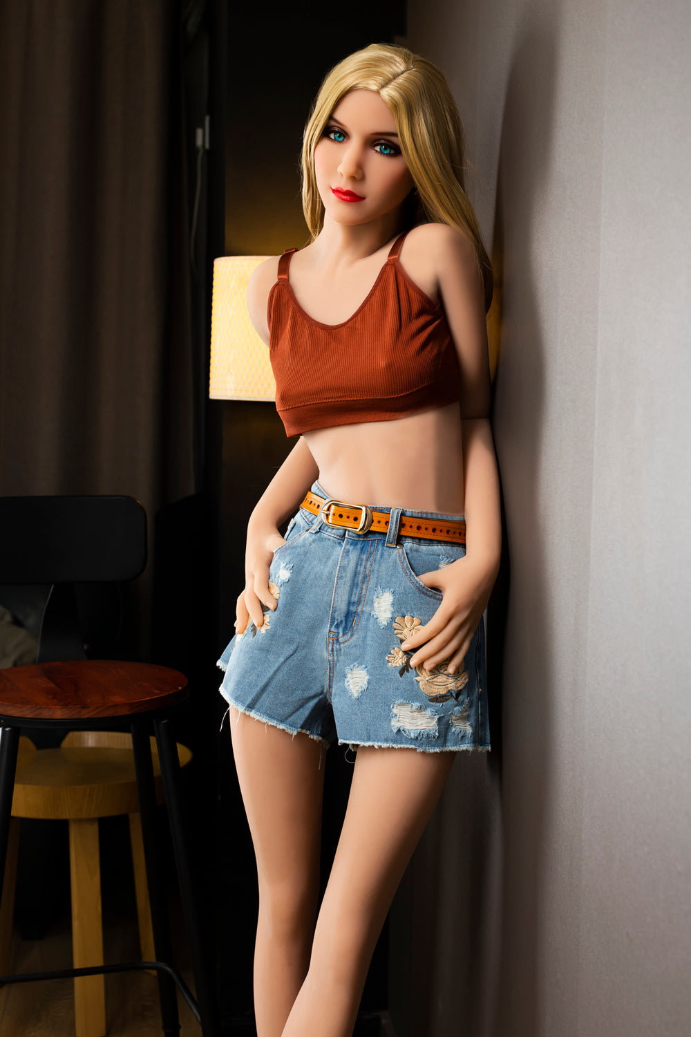 Audrey poupée sexuelle (HRDoll 166cm A-Cup # 16 TPE)