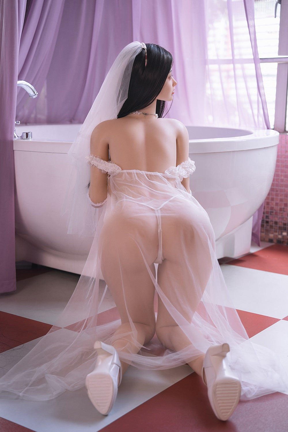 Bess poupée sexuelle (HRDoll 168 cm (Coupe F #R12 Silicone)