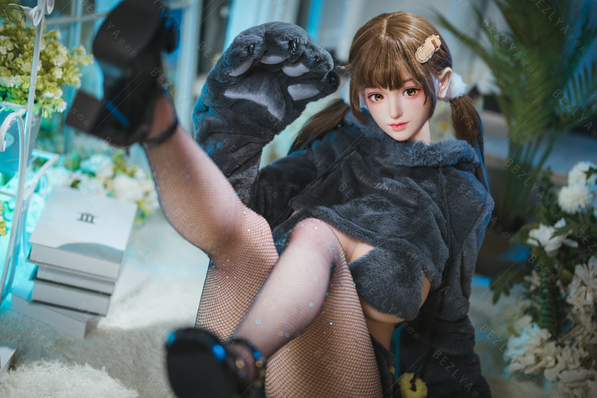 Péonie poupée sexuelle (Bezlya Doll Bonnet F 155 cm 2.0 TPE+Silicone)