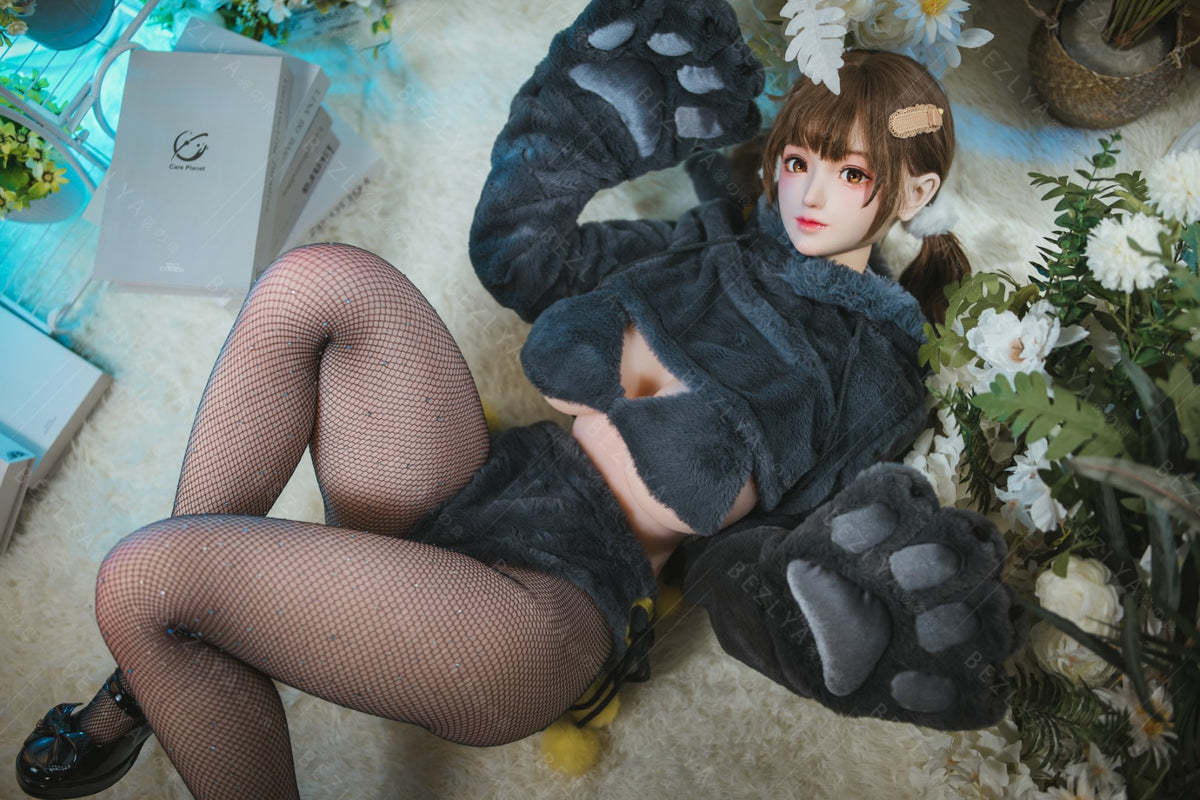 Péonie poupée sexuelle (Bezlya Doll Bonnet F 155 cm 2.0 TPE+Silicone)