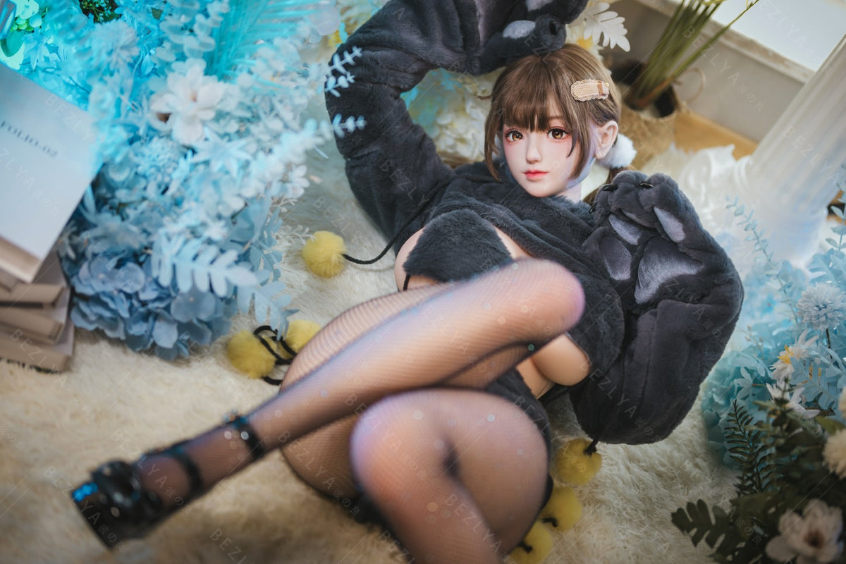 Péonie poupée sexuelle (Bezlya Doll Bonnet F 155 cm 2.0 TPE+Silicone)