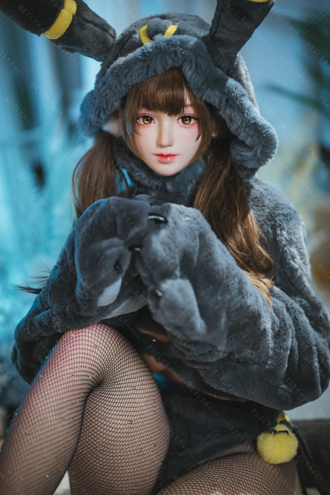 Péonie poupée sexuelle (Bezlya Doll Bonnet F 155 cm 2.0 TPE+Silicone)