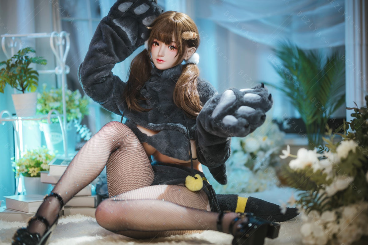 Péonie poupée sexuelle (Bezlya Doll Bonnet F 155 cm 2.0 TPE+Silicone)