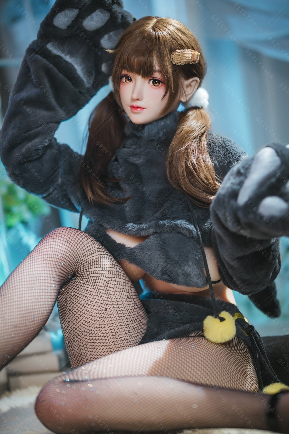 Péonie poupée sexuelle (Bezlya Doll Bonnet F 155 cm 2.0 TPE+Silicone)