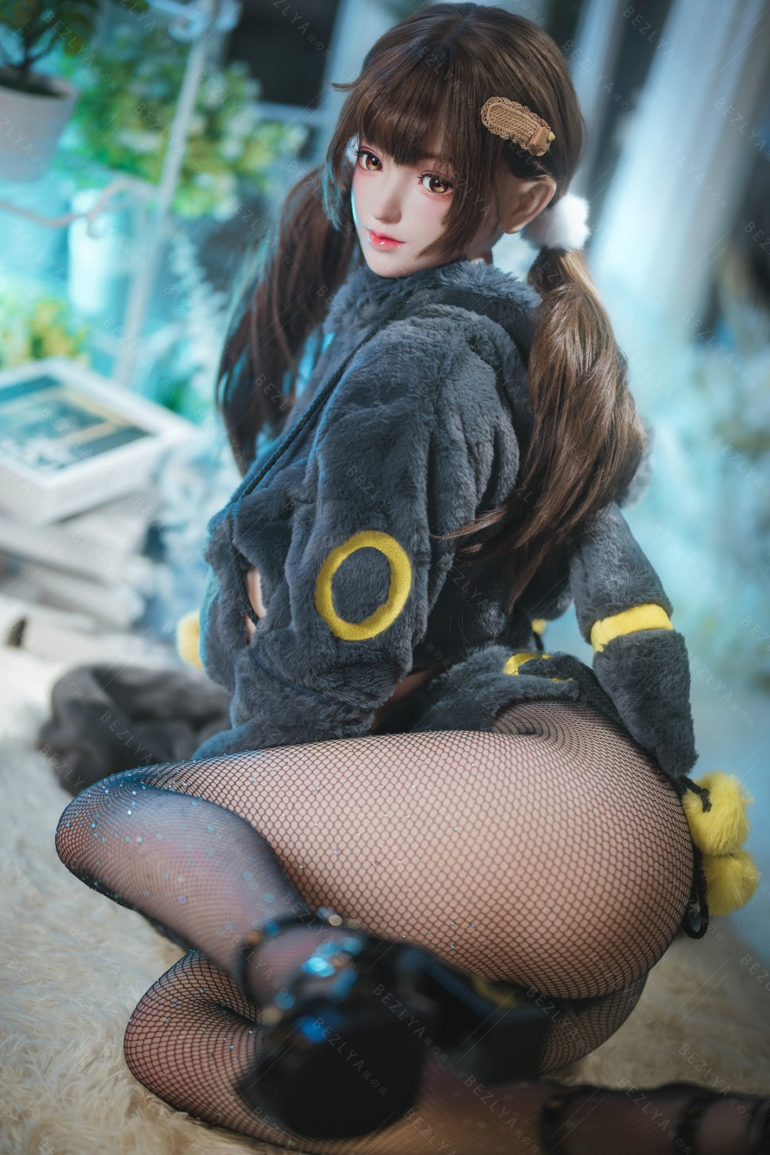 Péonie poupée sexuelle (Bezlya Doll Bonnet F 155 cm 2.0 TPE+Silicone)