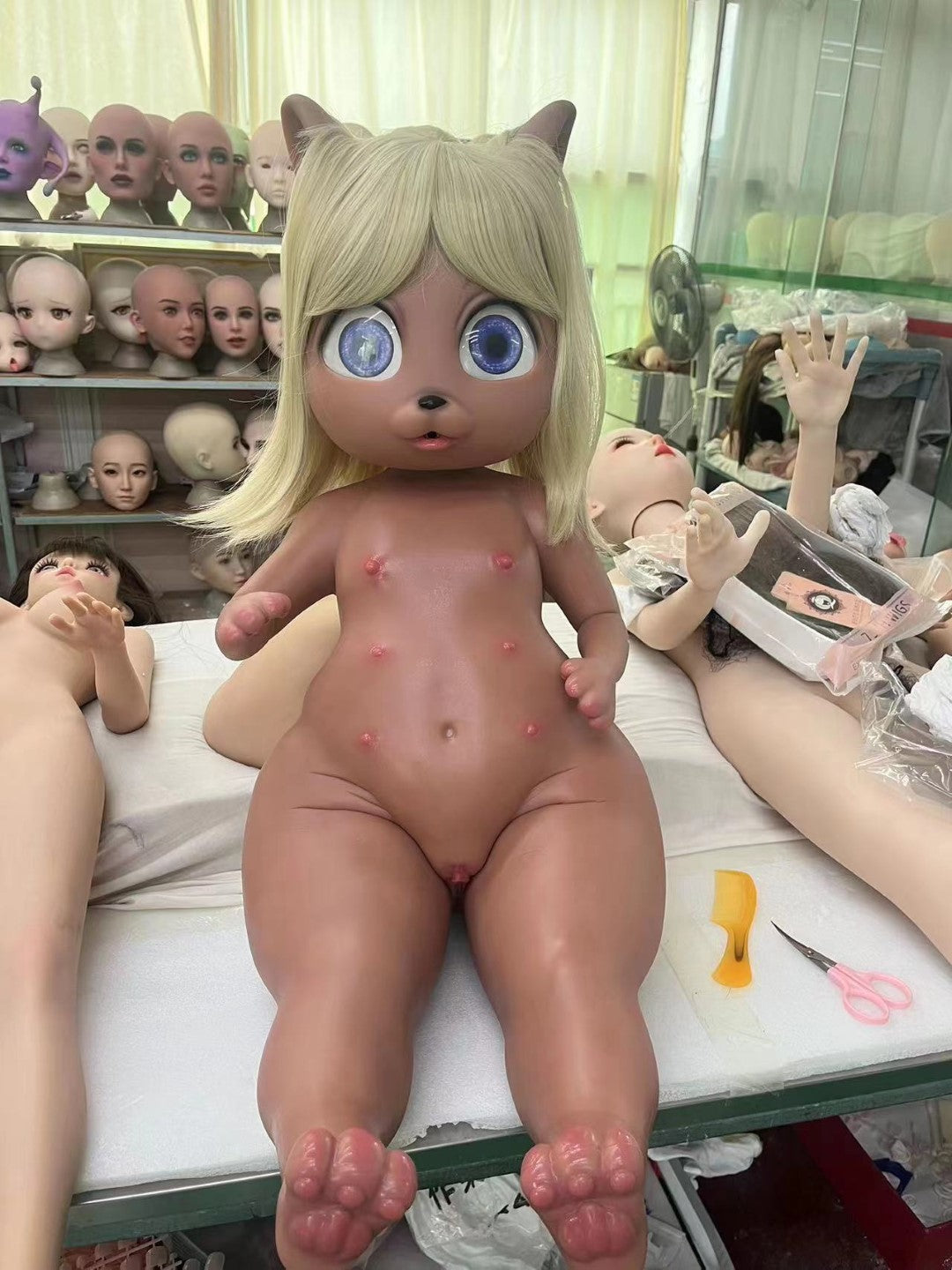 Ourson poupée sexuelle (Dolls Castle Silicone A-Cup 92cm)