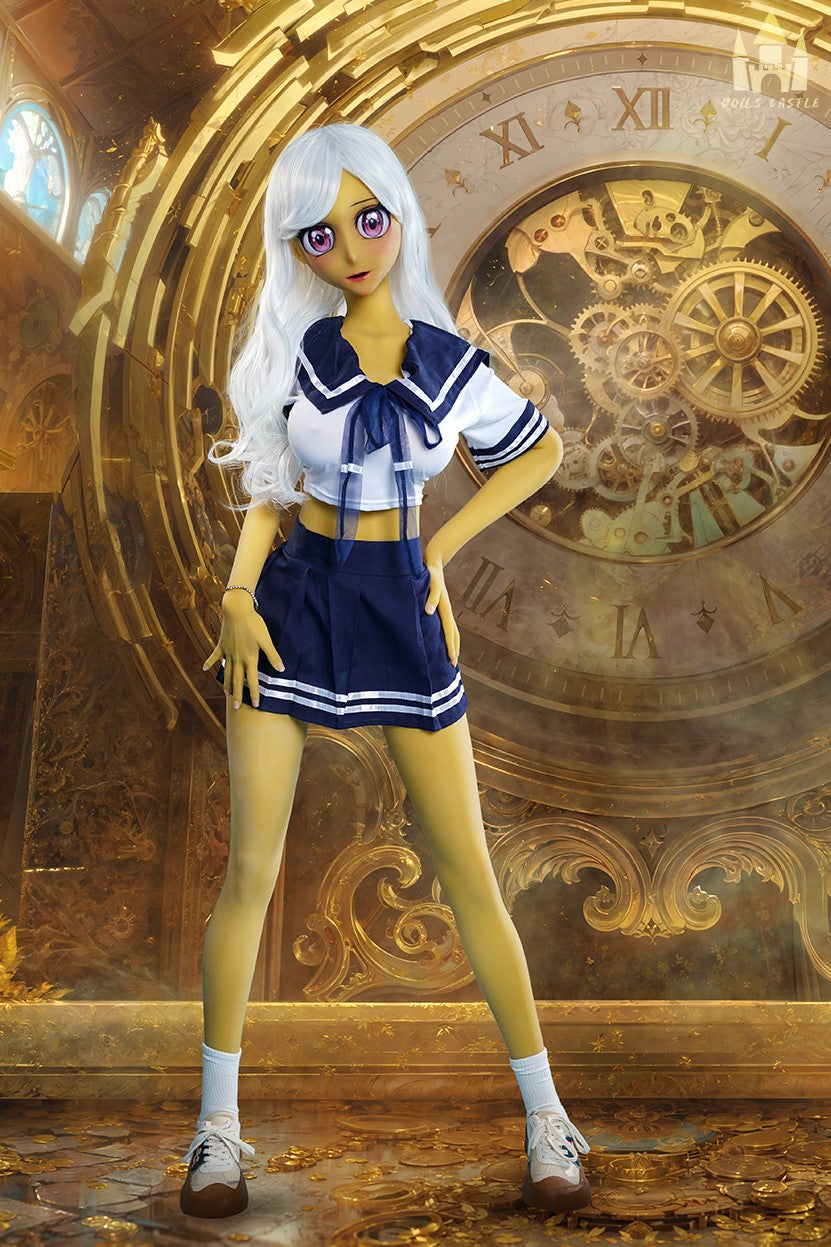 À l'intérieur poupée sexuelle (Dolls Castle 160 cm bonnet D TPE)