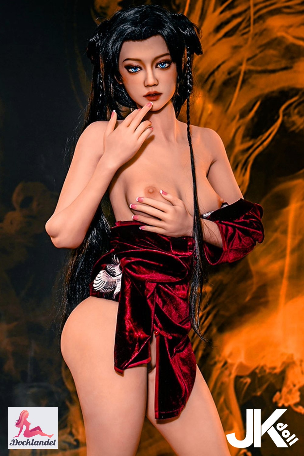 Ku Fung Fille poupée sexuelle (JK-Doll Bonnet D 160 cm JK1 TPE)