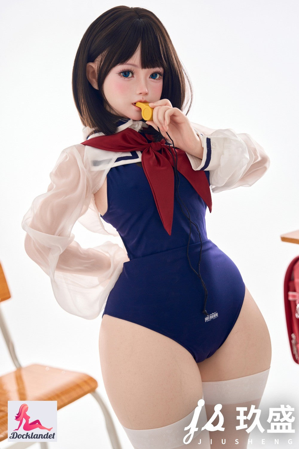 Karin är en extra kurvig sexdocka i medium-size format tillverkad av det kända märket Jiusheng Doll. En 125 cm lång silikon-docka med breda höfter och bröst med storlek B-kupa.