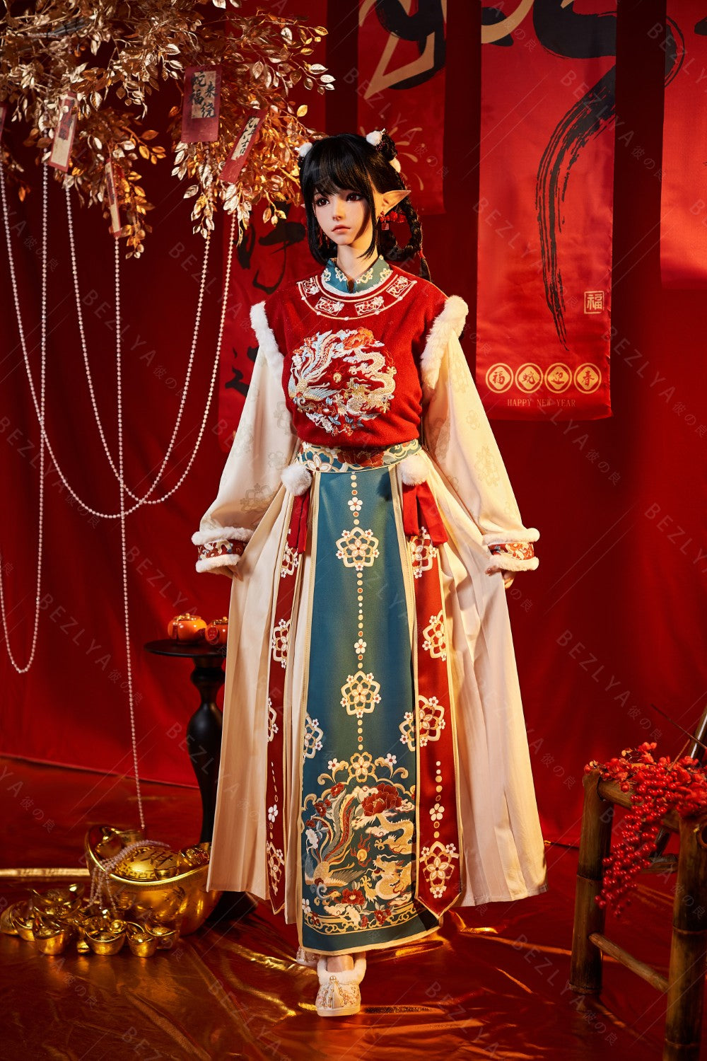 Calla poupée sexuelle (Bezlya Doll 163 cm E-cup 2.2CF Silicone)