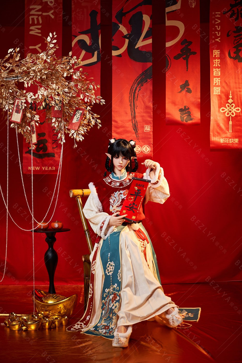 Calla poupée sexuelle (Bezlya Doll 163 cm E-cup 2.2CF Silicone)