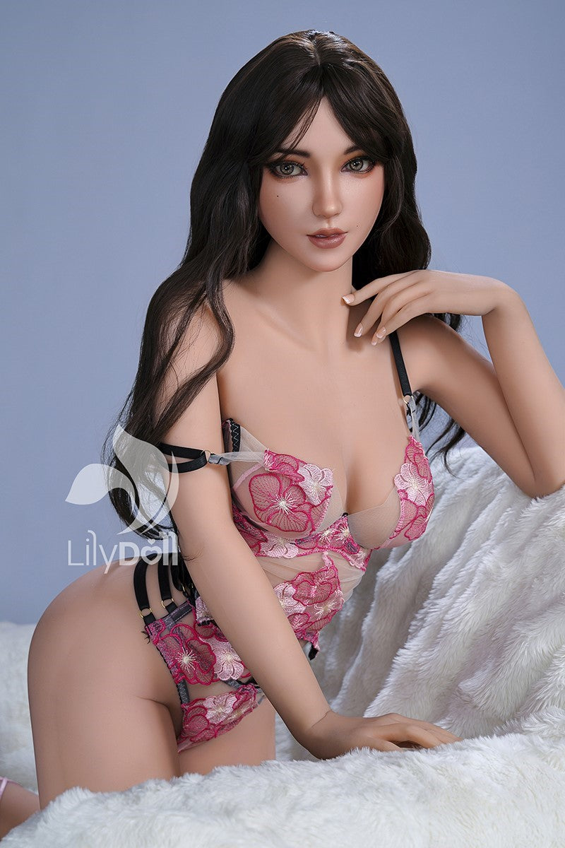 Aria-C poupée sexuelle (LilyDoll Bonnet D 158 cm #LD018 Silicone+TPE)