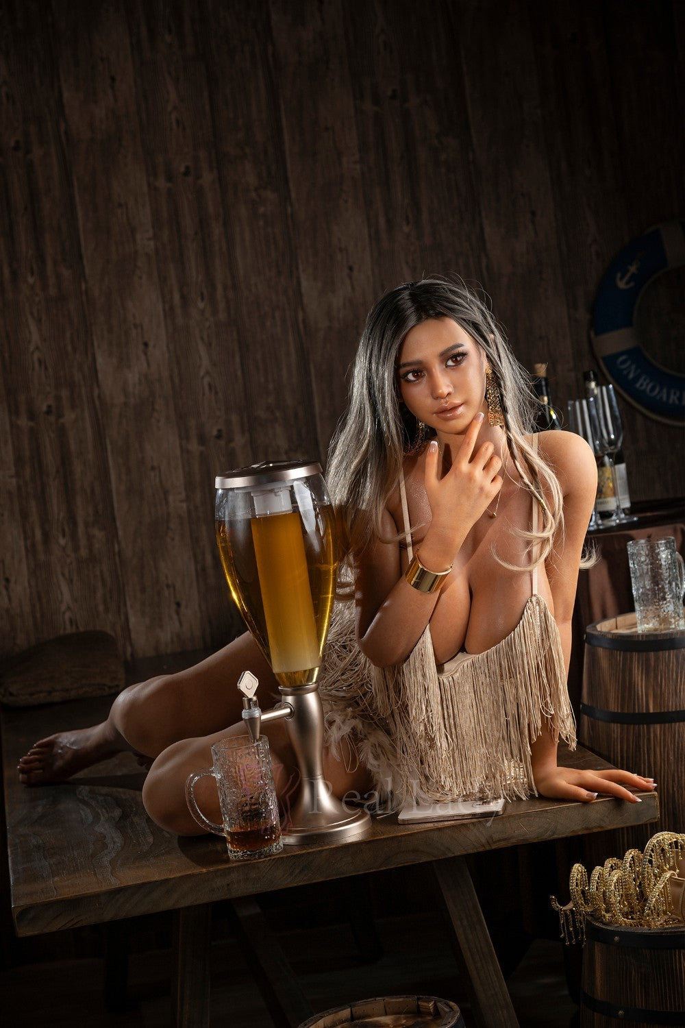 Alodia poupée sexuelle (Real Lady 159 cm F-Cup R9 Silicone)