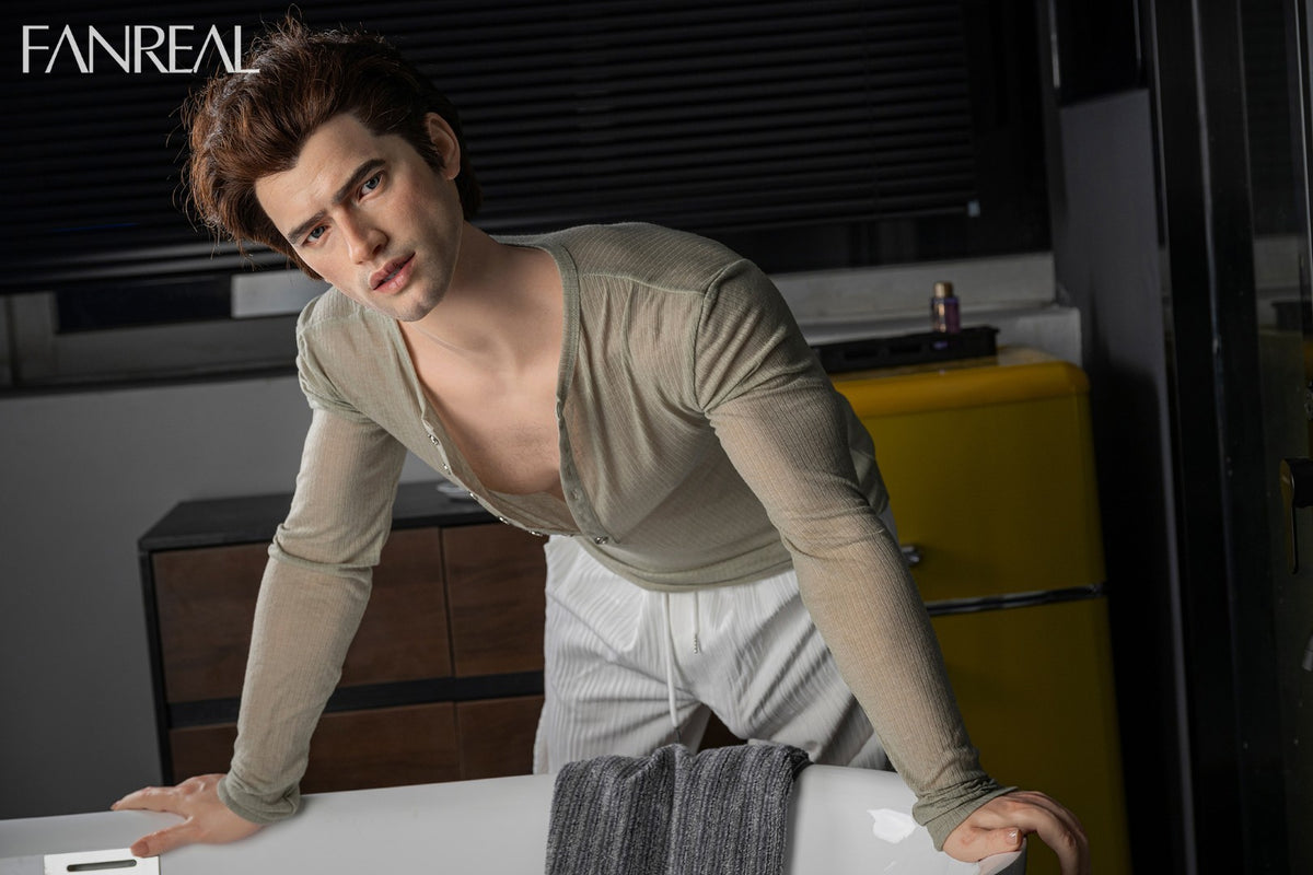 Carter mâle poupée sexuelle (FanReal Doll 173 cm (Silicone)
