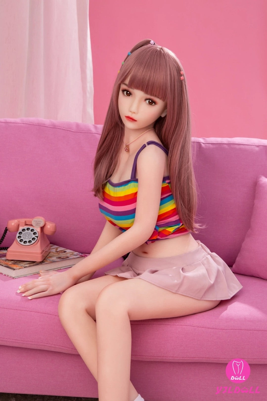 Berthe poupée sexuelle (YJL Doll Bonnet C 148 cm #175 TPE+Silicone)