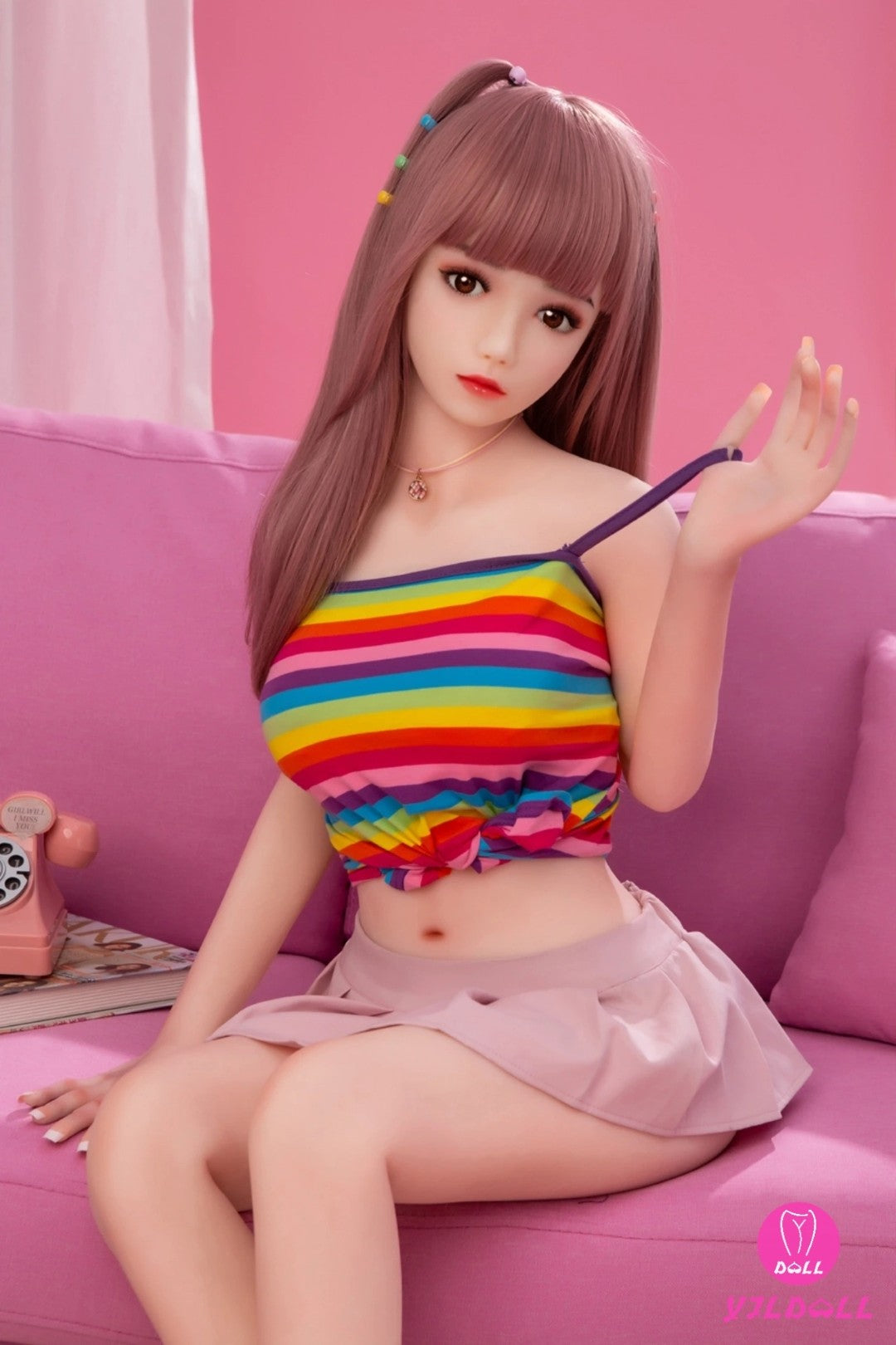 Berthe poupée sexuelle (YJL Doll Bonnet C 148 cm #175 TPE+Silicone)
