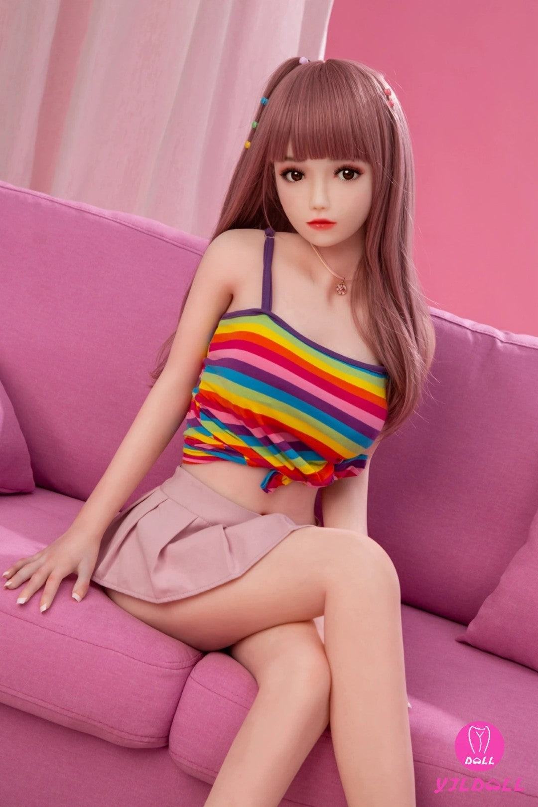 Berthe poupée sexuelle (YJL Doll Bonnet C 148 cm #175 TPE+Silicone)