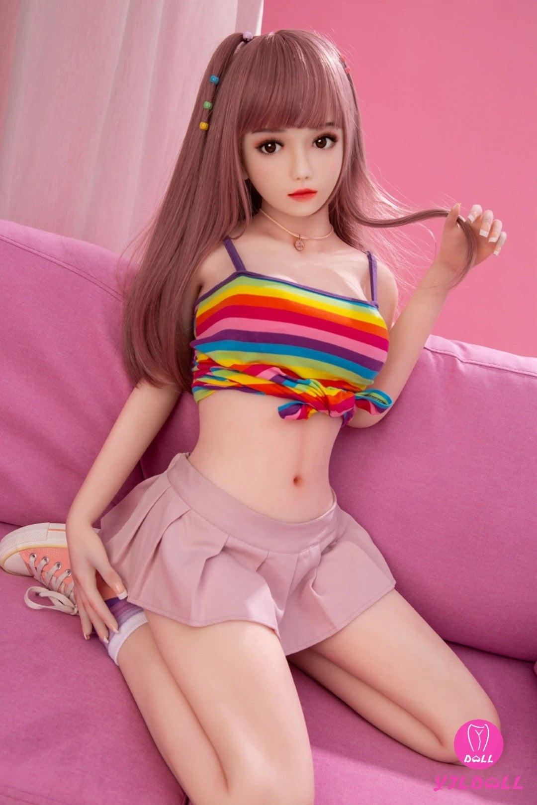 Berthe poupée sexuelle (YJL Doll Bonnet C 148 cm #175 TPE+Silicone)