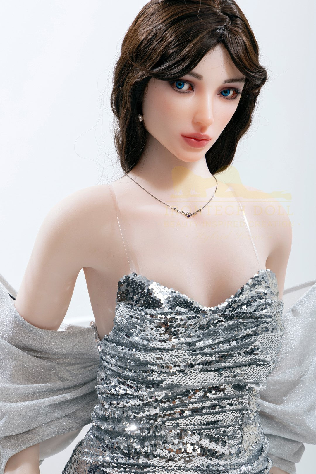 Gia poupée sexuelle (Irontech Doll 162 cm Bonnet A S47 TPE+Silicone)