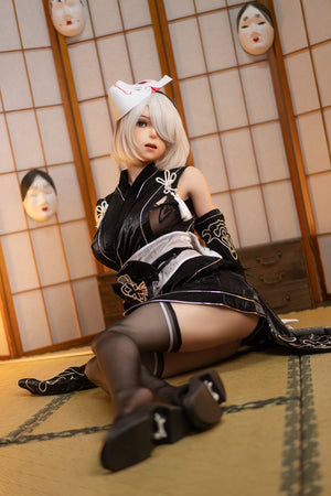 Yorha 2b poupée sexuelle (Game Lady 171cm e-top n ° 24 Silicone)