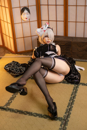 Yorha 2b poupée sexuelle (Game Lady 171cm e-top n ° 24 Silicone)