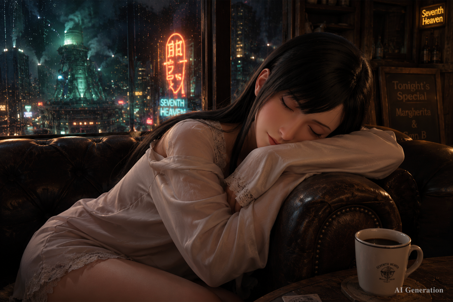 Tifa qui dort poupée sexuelle (Game Lady 167cm Bonnet D No.45 Silicone)
