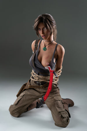 Lara Croft poupée sexuelle (Game Lady 166cm e-top n ° 20 silicone)