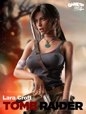 Lara Croft poupée sexuelle (Game Lady 166cm e-top n ° 20 silicone)