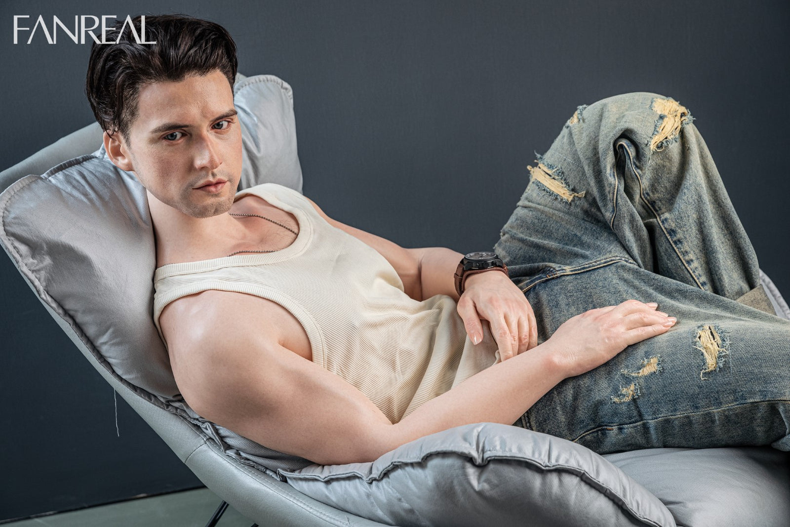 Henri Mâle poupée sexuelle (FanReal Doll 173 cm (Silicone)