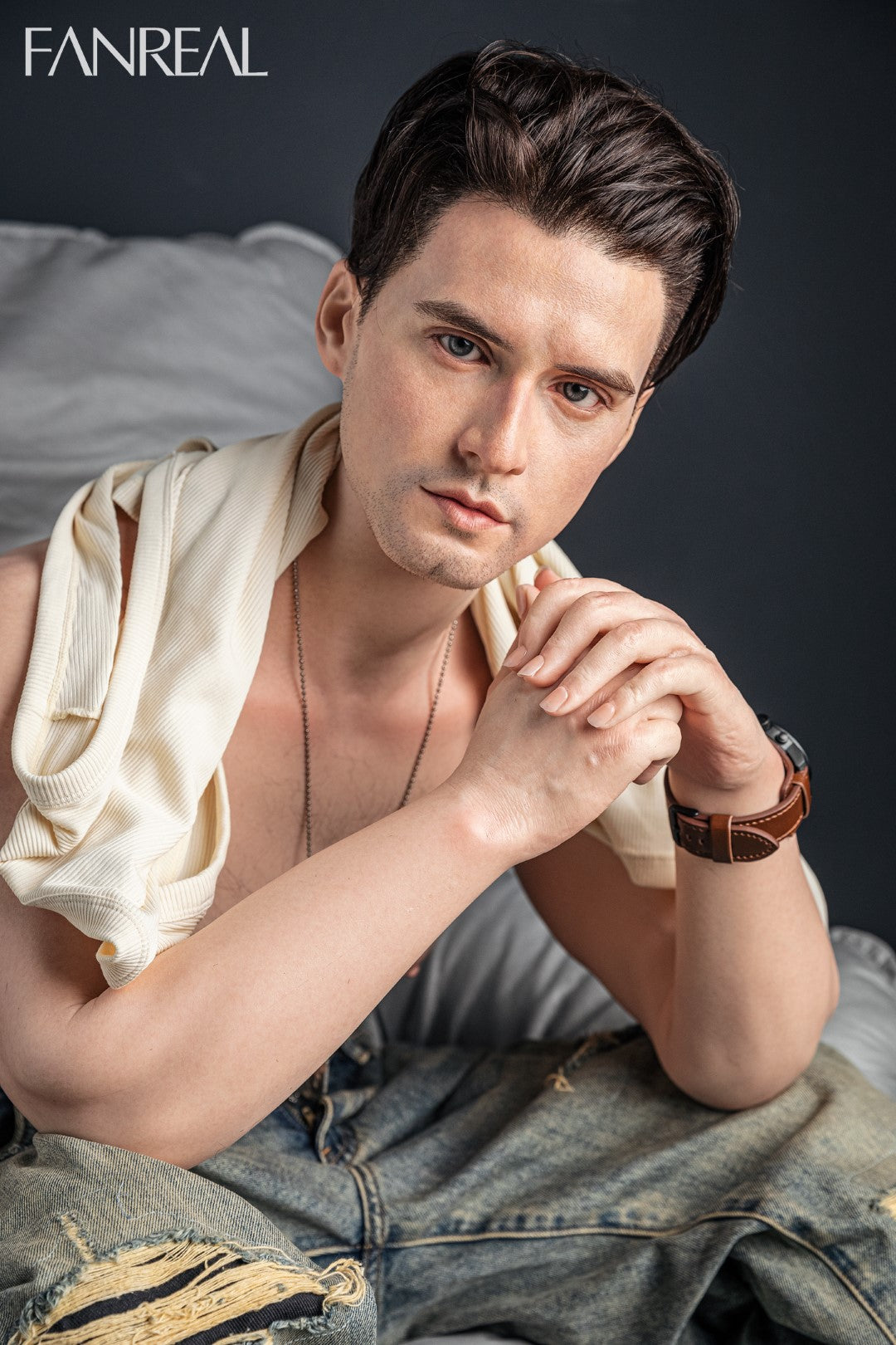 Henri Mâle poupée sexuelle (FanReal Doll 173 cm (Silicone)