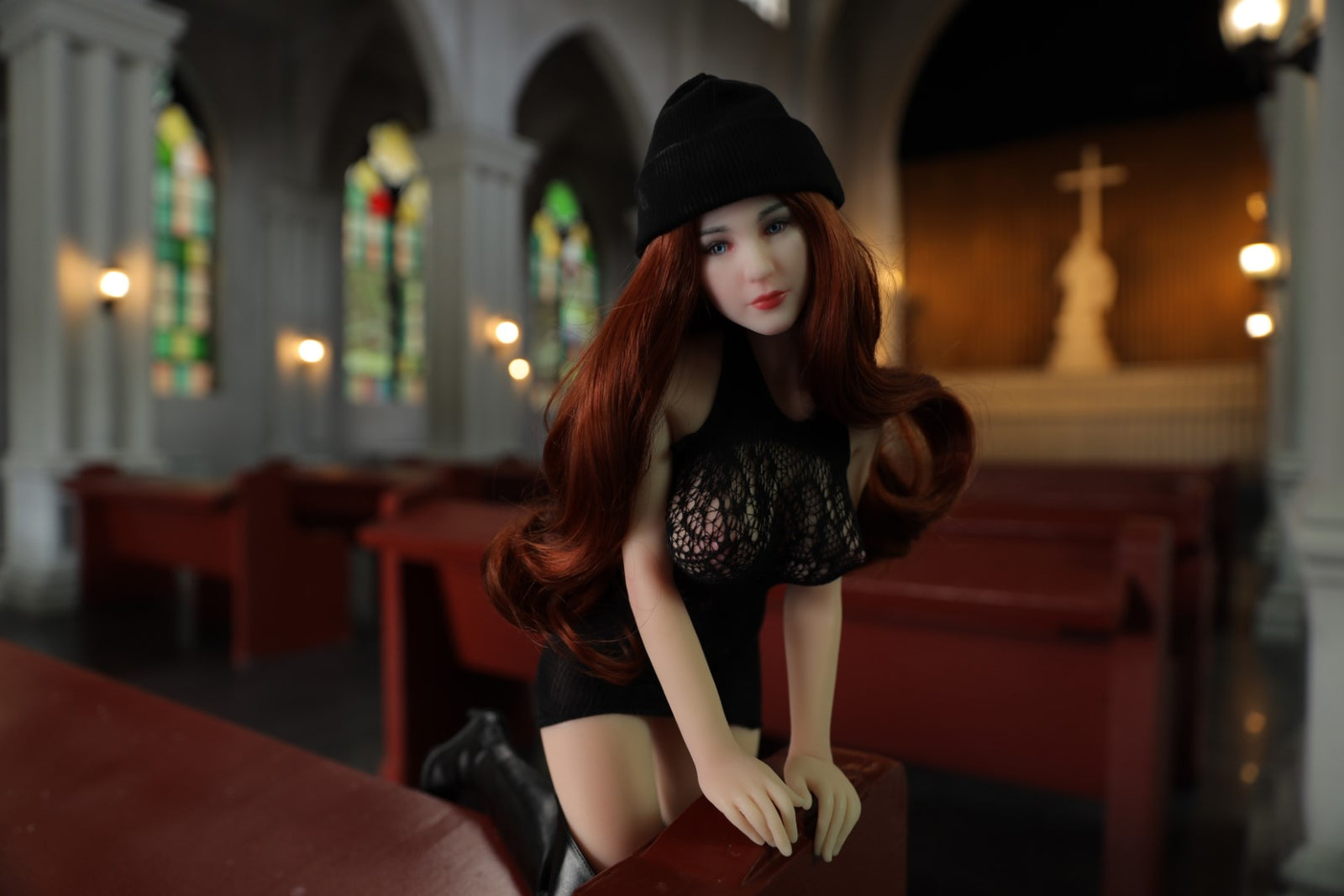 Manie poupée sexuelle (Climax Doll Mini bonnet F 60cm Silicone)