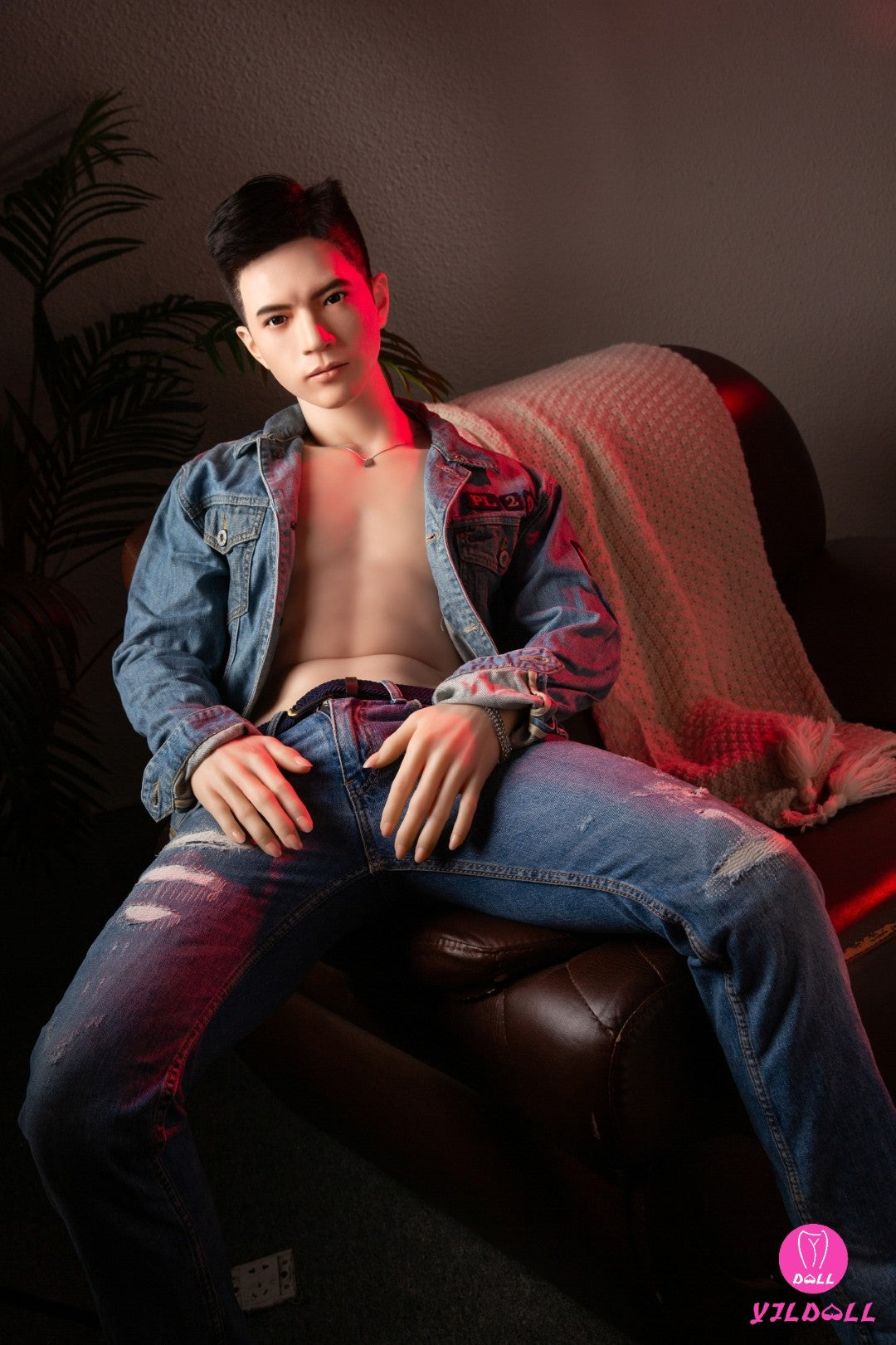 Edward mâle poupée sexuelle (YJL Doll 177cm MD018 Silicone)
