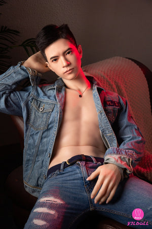 Edward mâle poupée sexuelle (YJL Doll 177cm MD018 Silicone)