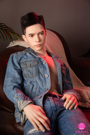 Edward mâle poupée sexuelle (YJL Doll 177cm MD018 Silicone)