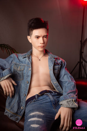Edward mâle poupée sexuelle (YJL Doll 177cm MD018 Silicone)