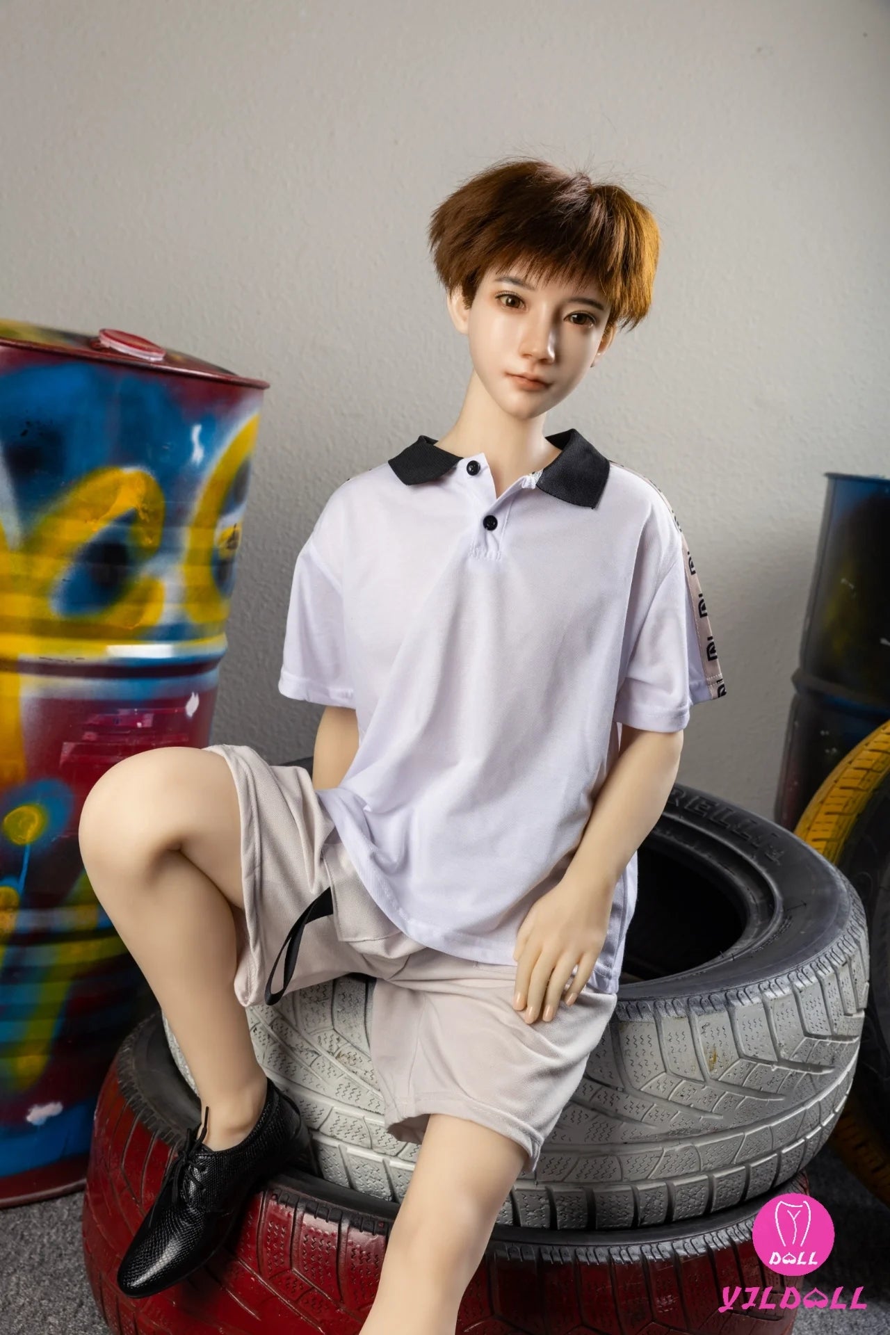 John mâle poupée sexuelle (YJL Doll 135 cm MD004 TPE + silicone)