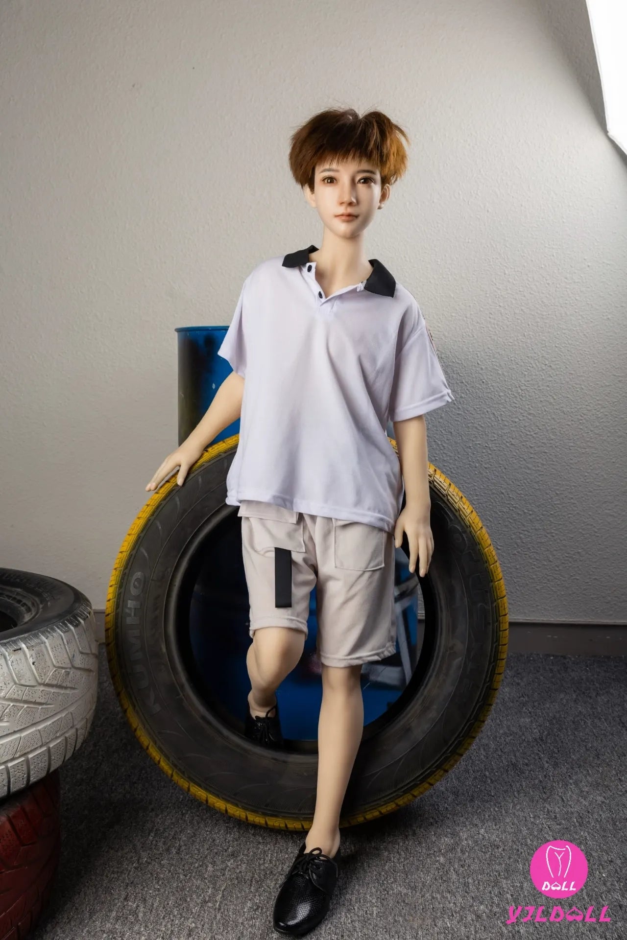 Jean mâle poupée sexuelle (YJL Doll 135 cm MD004 TPE+Silicone)