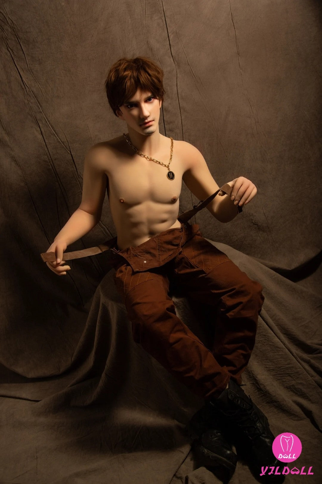 Thomas mâle poupée sexuelle (YJL Doll 175cm MD009 TPE + silicone)