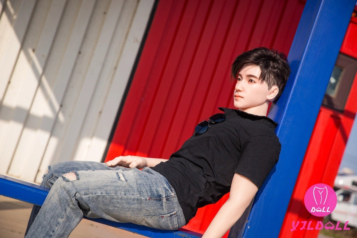 Jack mâle poupée sexuelle (YJL Doll 177 cm (MD010 Silicone)
